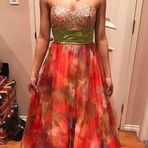 Colorful Princess Gown